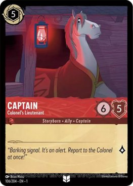 Captain: Colonel's Lieutenant (#106)