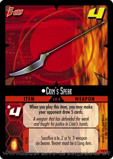 Crim\'s Spear