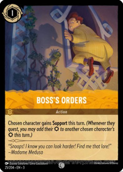 Boss\'s Orders (#025)