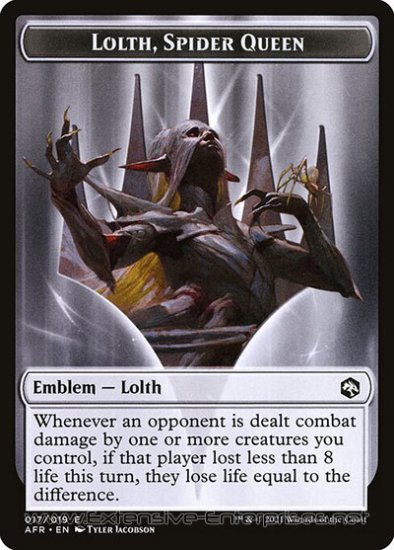 Lolth, Spider Queen Emblem (Token #017)