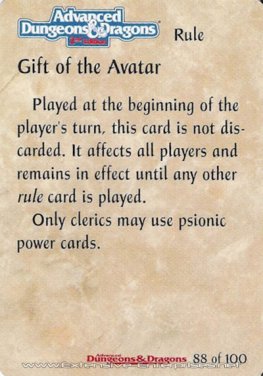 Gift of the Avatar