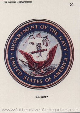 U.S. Navy #20 (Sticker)