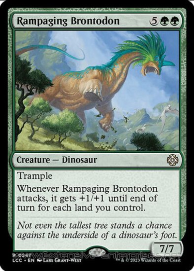 Rampaging Brontodon (Commander #247)