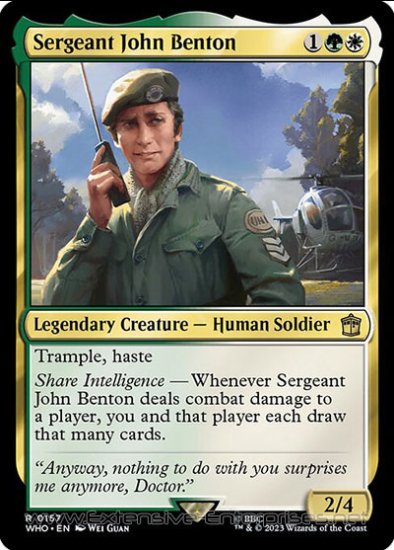 Sergeant John Benton (#157)