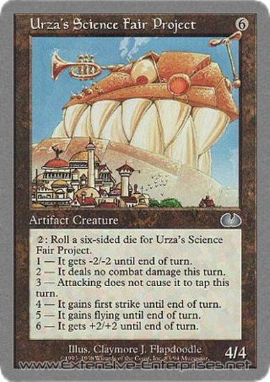 Urza\'s Science Fair Project