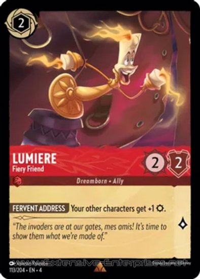 Lumiere: Fiery Friend (#113)