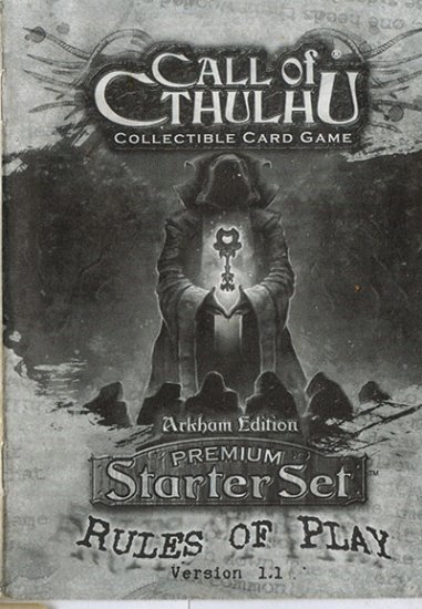 Call of Cthulhu Arkham Edition Rule Book