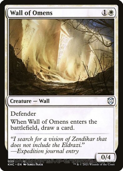 Wall of Omens (Commander #035)