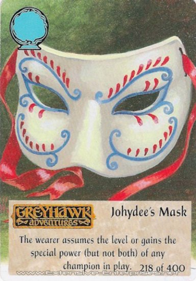 Johydee\'s Mask