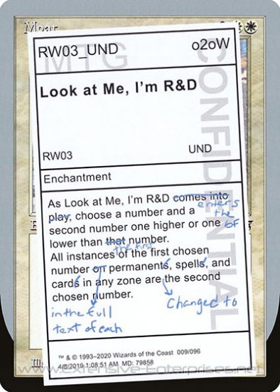 Look at Me, I\'m R&D (#009)