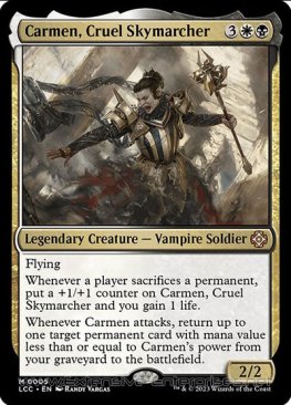 Carmen, Cruel Skymarcher (Commander #005)
