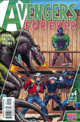 Avengers: Forever #2 (Old West Cover)