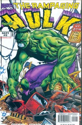 Rampaging Hulk #2 (White Background Cover)