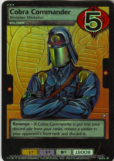 Cobra Commander, Sinister Dictator