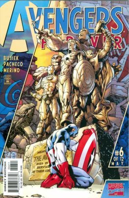 Avengers: Forever #6 (Direct, Cap Kneeling)