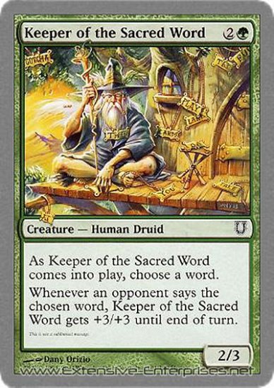 Keeper of the Sacred Wood