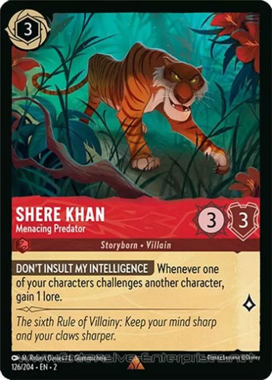 Shere Khan: Menacing Predator (#126)