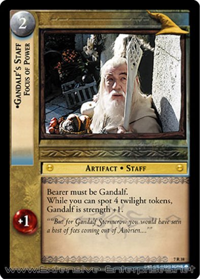 Gandalf\'s Staff, Focus of Power