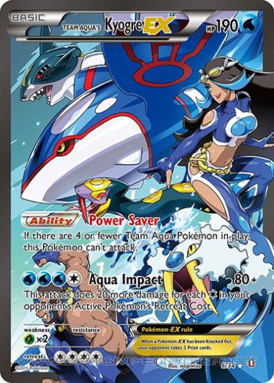 Team Aqua\'s Kyogre EX (#006)