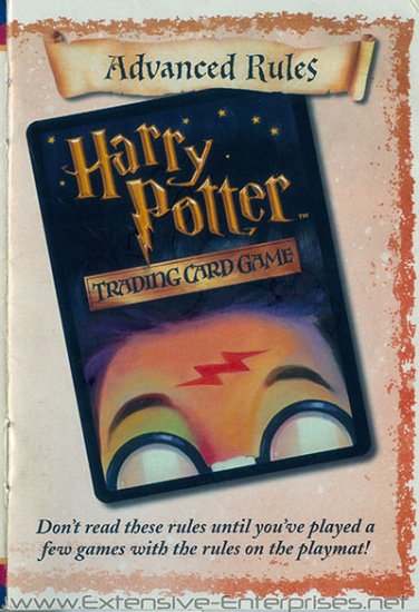 Harry Potter Base Set Rule Book - Click Image to Close