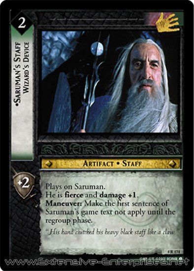 Saruman\'s Staff, Wizard\'s Device