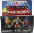 Heroic Warriors II (He-Man, Man-E-Faces, Man-At-Arms)