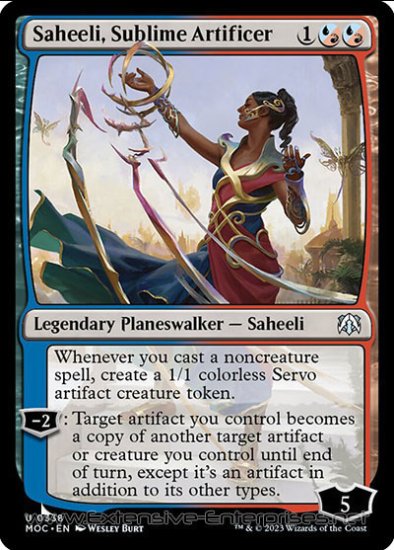 Saheeli, Sublime Artificer (Commander #338)