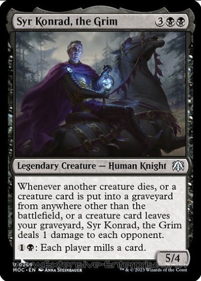 Syr Konrad, the Grim (Commander #269)