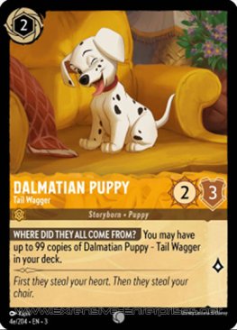 Dalmatian Puppy: Tail Wagger: e (#004e)