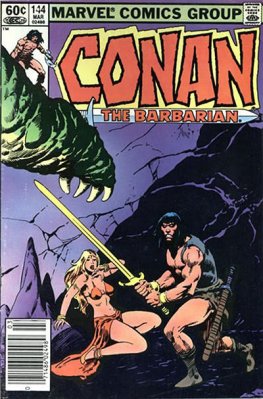 Conan the Barbarian #144 (Newsstand Edition)
