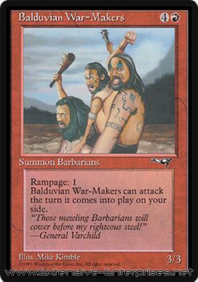 Balduvian War-Makers (- General Varchild)