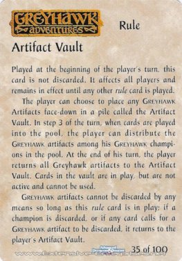 Artifact Vault