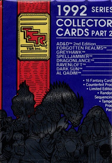 Advanced Dungeons & Dragons, pt2 (1992), Booster Pack