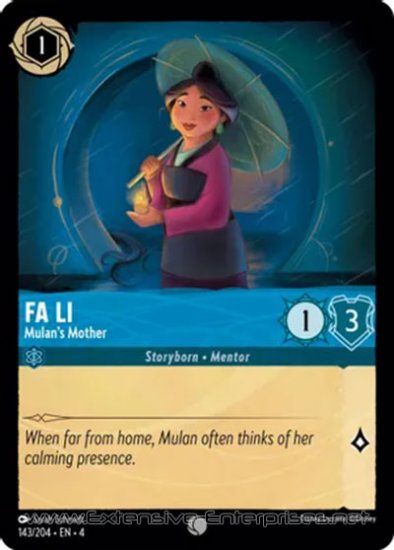 Fa Li: Mulan\'s Mother (#143)