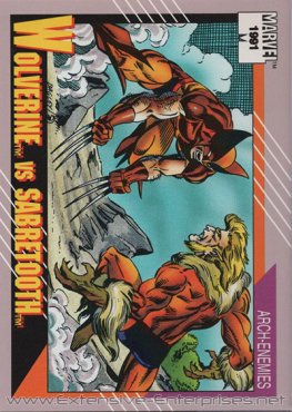 Wolverine vs Sabertooth #93