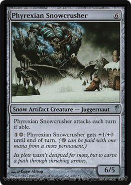 Phyrexian Snowcrusher (#140)