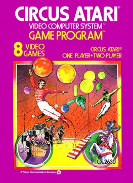 Circus Atari (CX2630, Art Label)