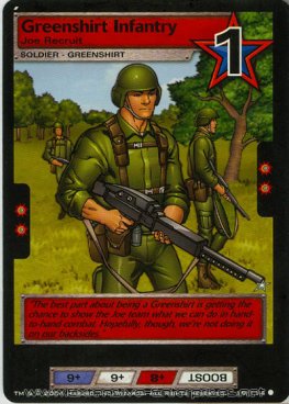 Greenshirt Infantry, Joe Recruit
