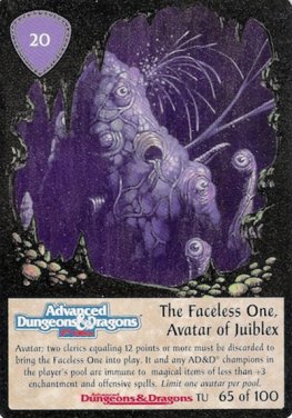 Faceless One, Avatar of Jubilex, The