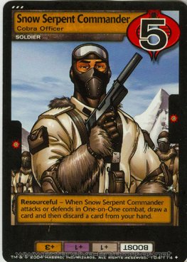 Snow Serpent Commander, Cobra Officer