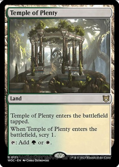 Temple of Plenty (Commander #171)