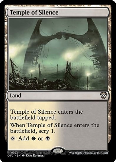 Temple of Silence (Commander #333)