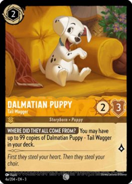 Dalmatian Puppy: Tail Wagger: a (#004a)
