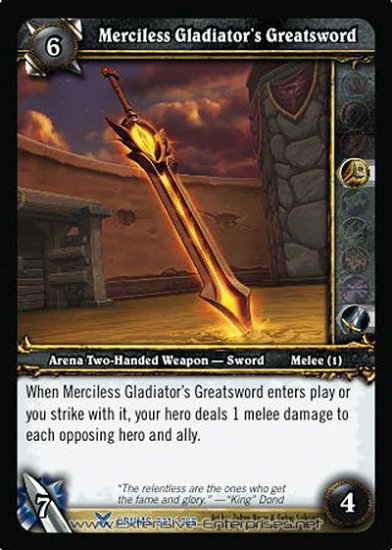 Merciless Gladiator\'s Greatsword