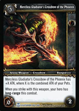 Merciless Gladiator's Crossbow of the Phoenix