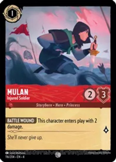 Mulan: Injured Soldier (#116)