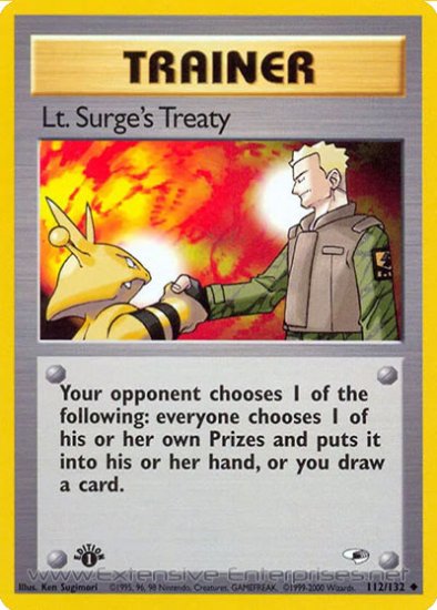Lt. Surge\'s Treaty (#112)