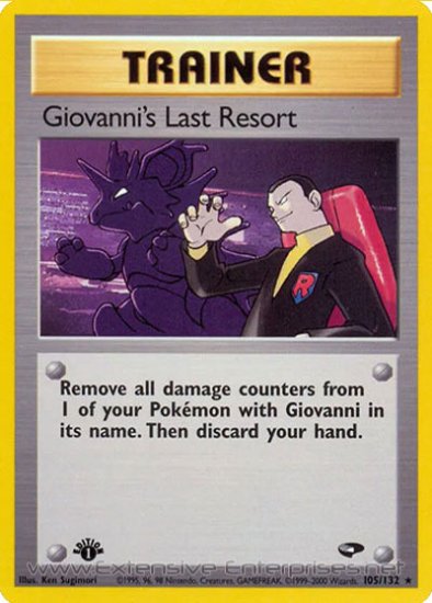 Giovanni\'s Last Resort (#105)