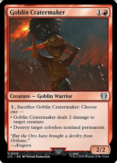 Goblin Cratermaker (Commander #218)