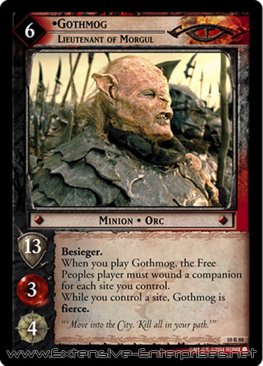 Gothmog, Lieutenant of Morgul